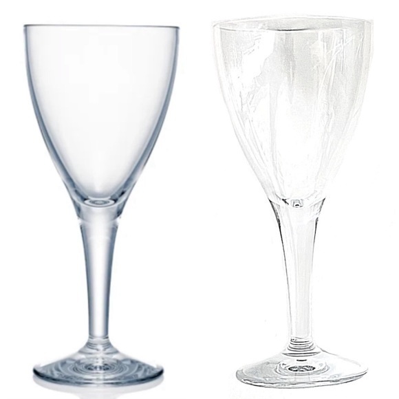 8! LARGE - 12oz Plastic Wine Glasses! - Picture 1 of 4